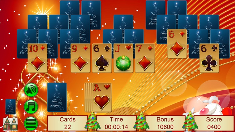 Xmas TriPeaks Card Solitaire screenshot-6