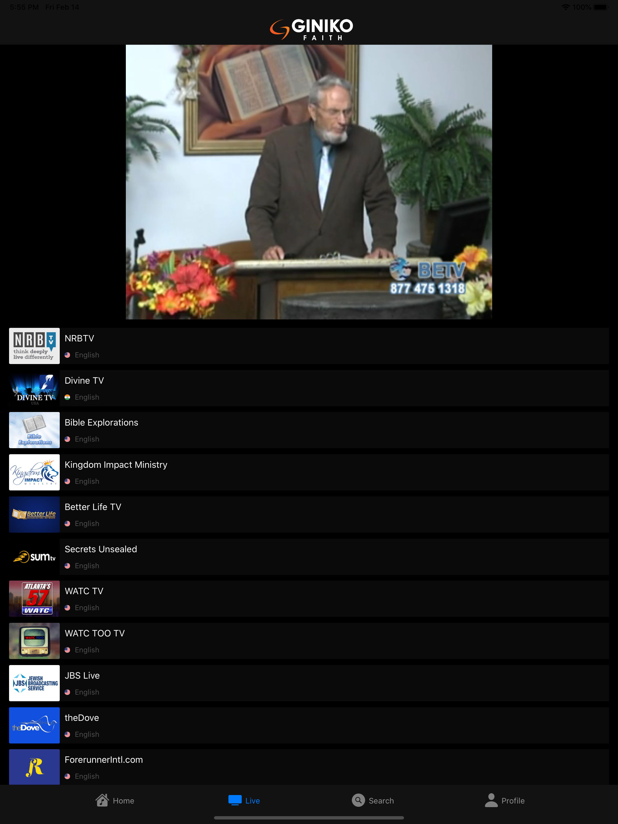 Giniko Faith TV screenshot 14