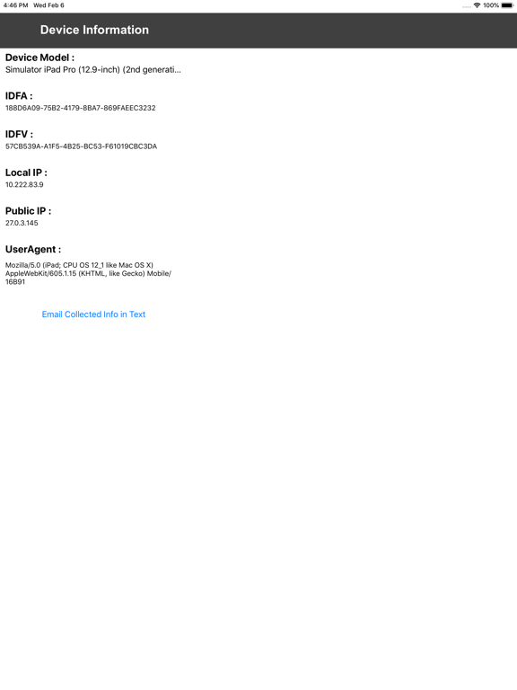 Screenshot #4 pour IDFAfinder