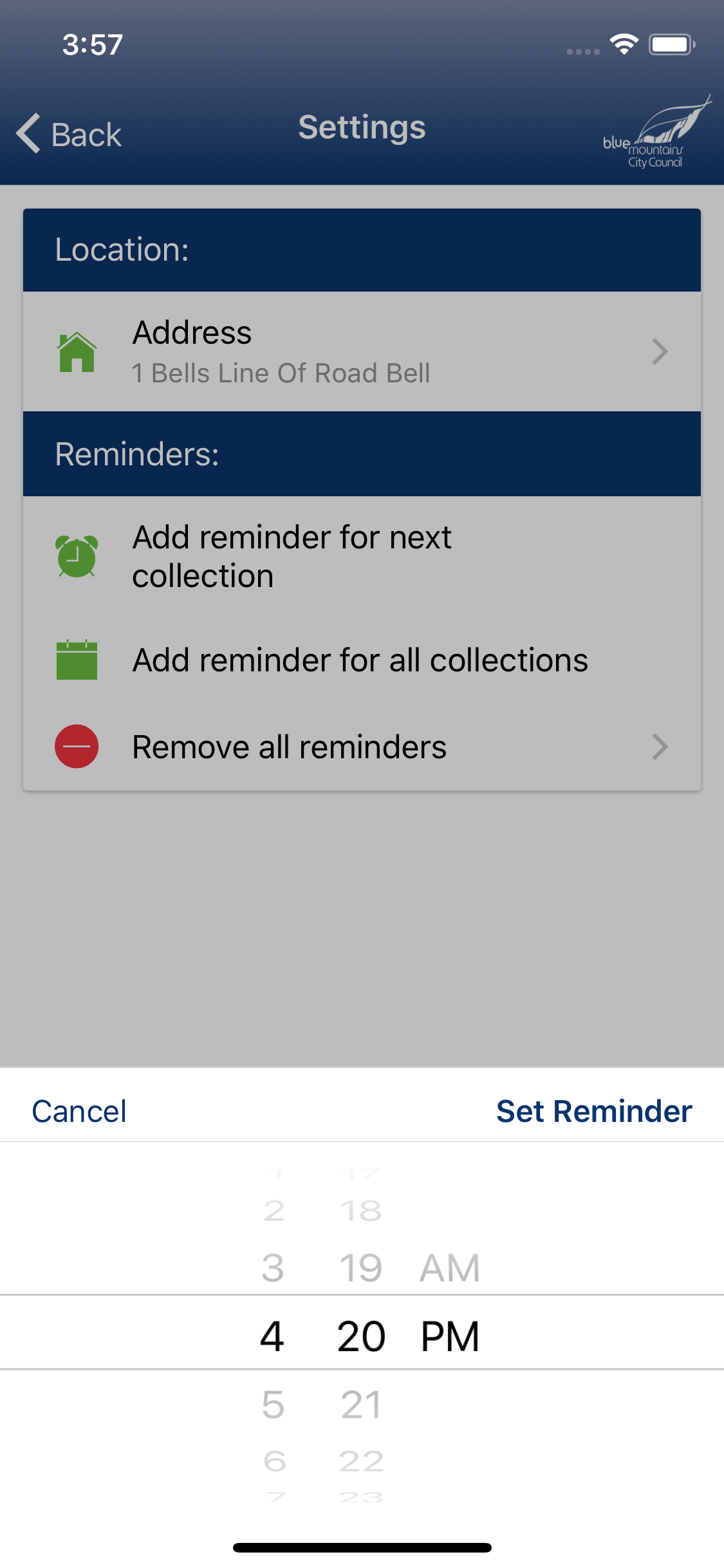 Blue Mountains Waste App screenshot 5