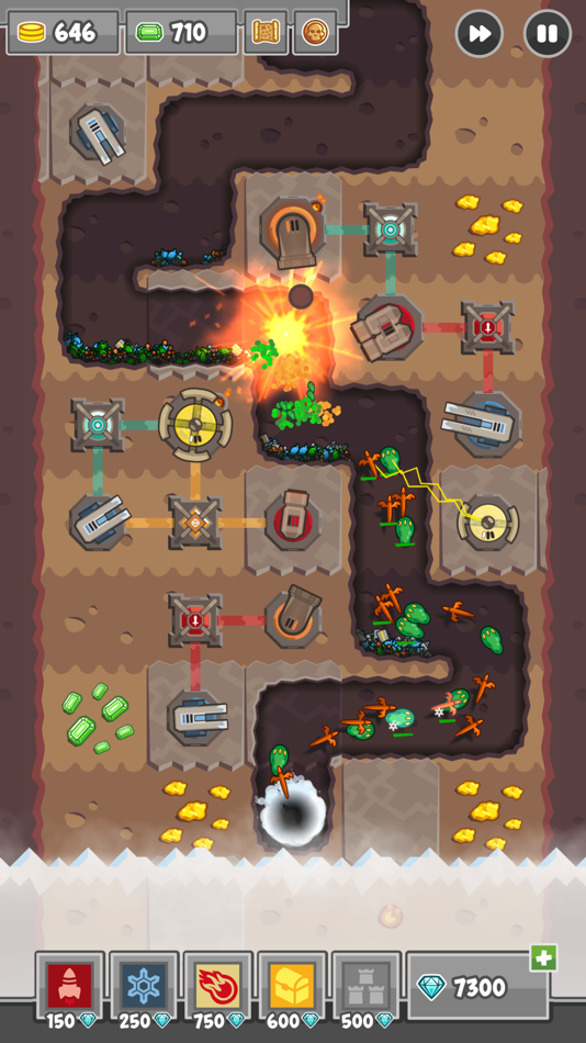 #1. Digfender (iOS) Podle: Mugshot Games Pty Ltd