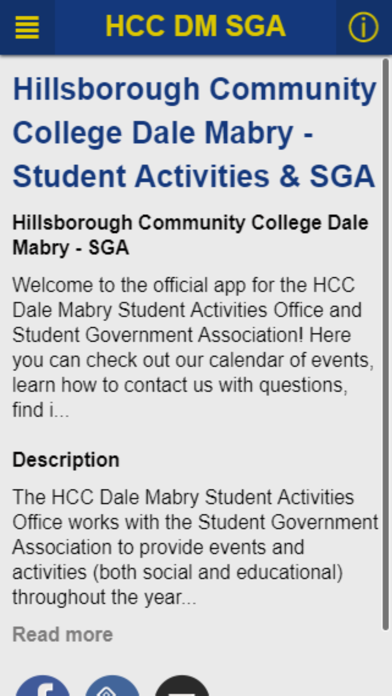 How to cancel & delete HCC Dale Mabry SGA from iphone & ipad 1