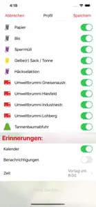 abfallapp DIN screenshot #2 for iPhone