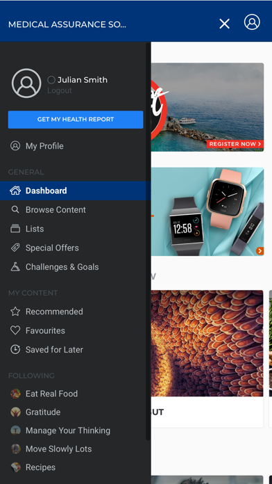 Screenshot #2 pour MAS Health & Wellbeing portal