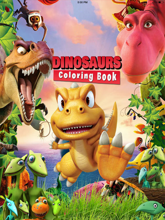 Toddler Dinosaur Coloring Book