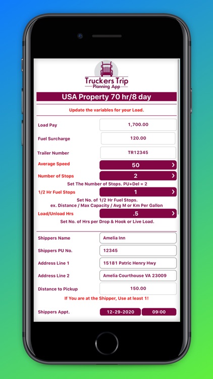 Truckers Trip Planning Teams screenshot-3