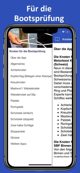 Game screenshot Knoten für die Bootsprüfung apk