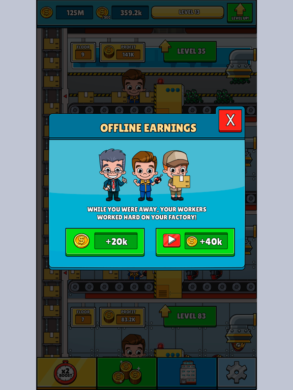 Screenshot #5 for Idle Box Tycoon