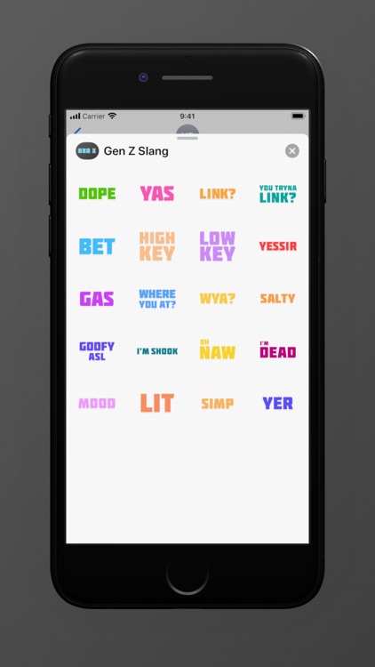 Gen Z Slang Sticker Pack