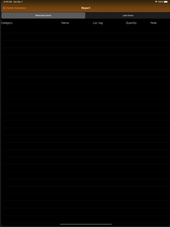 Home Inventory Pro iPad screenshot