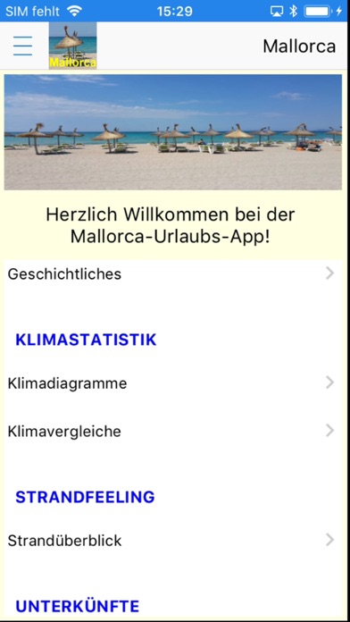How to cancel & delete Mallorca App für den Urlaub from iphone & ipad 1
