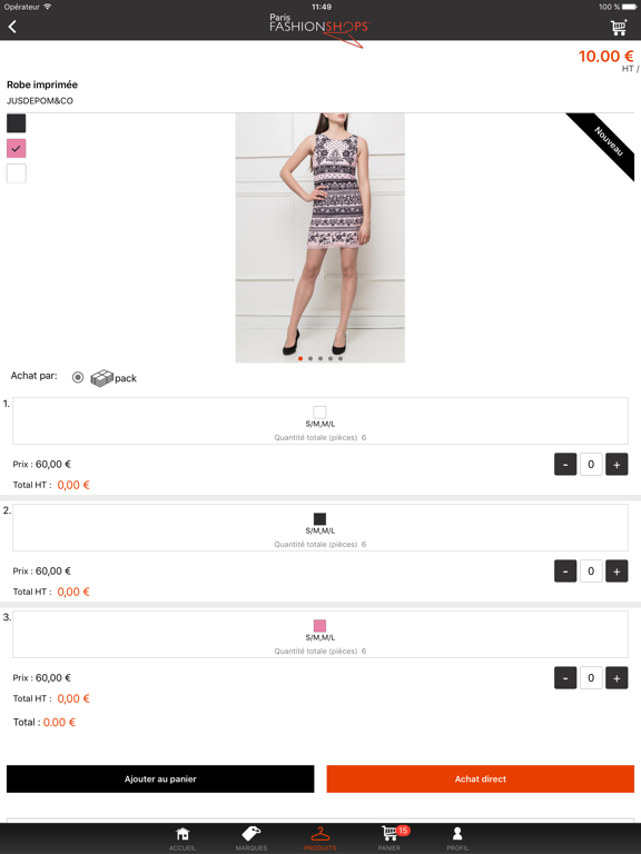 Screenshot #6 pour PARIS FASHION SHOPS