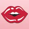 Beautiful Lips stickers emoji contact information