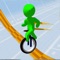 Happy Wheel Race 3D:Stickman