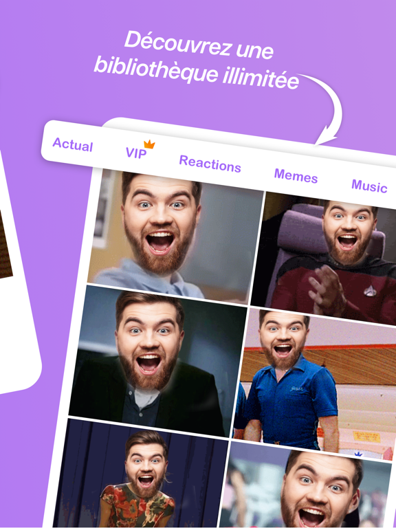 Screenshot #6 pour GifYou－Swipe Visage, Créer GIF