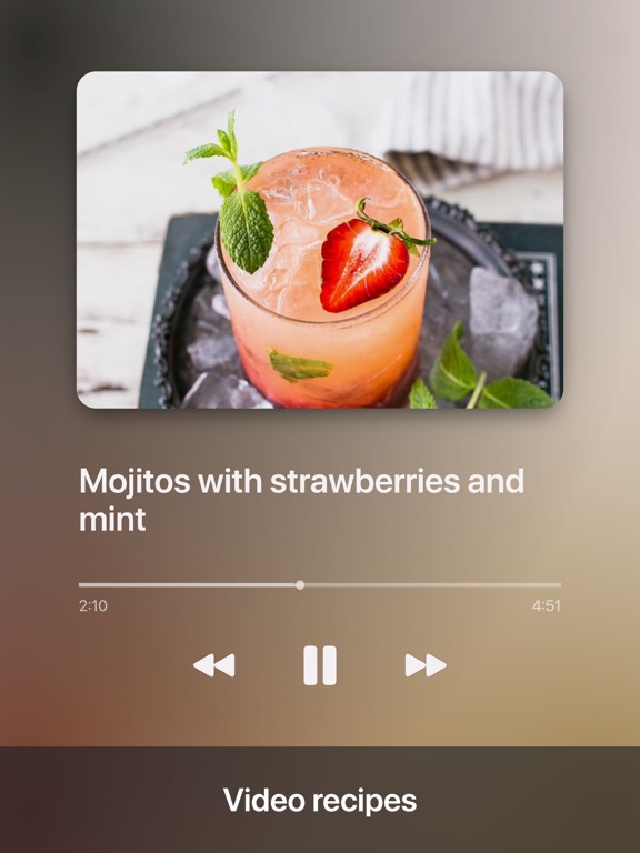 Cocktail Recipes - Drink Mixer iPad screenshot 5 - Food & Drink app