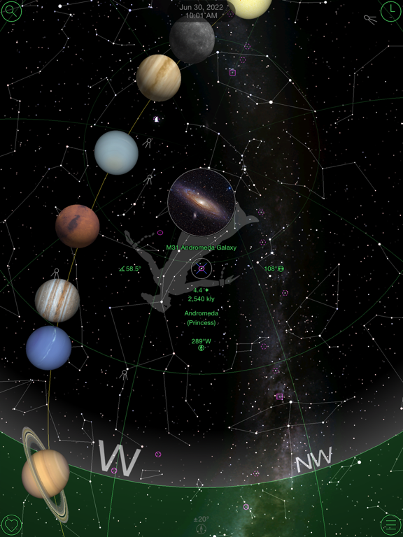 Screenshot #1 for GoSkyWatch Planetarium