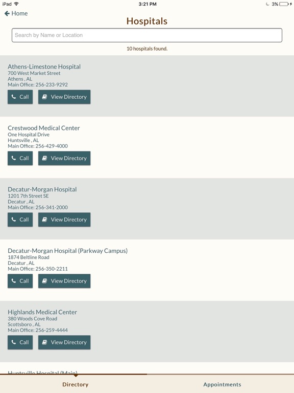 CCI Directory iPad screenshot 3 - Medical app