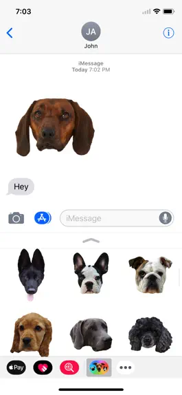 Game screenshot Dogs - Dog Stickers Messages mod apk