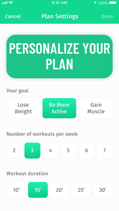 30 Day Fitness - Home Workout Screenshot