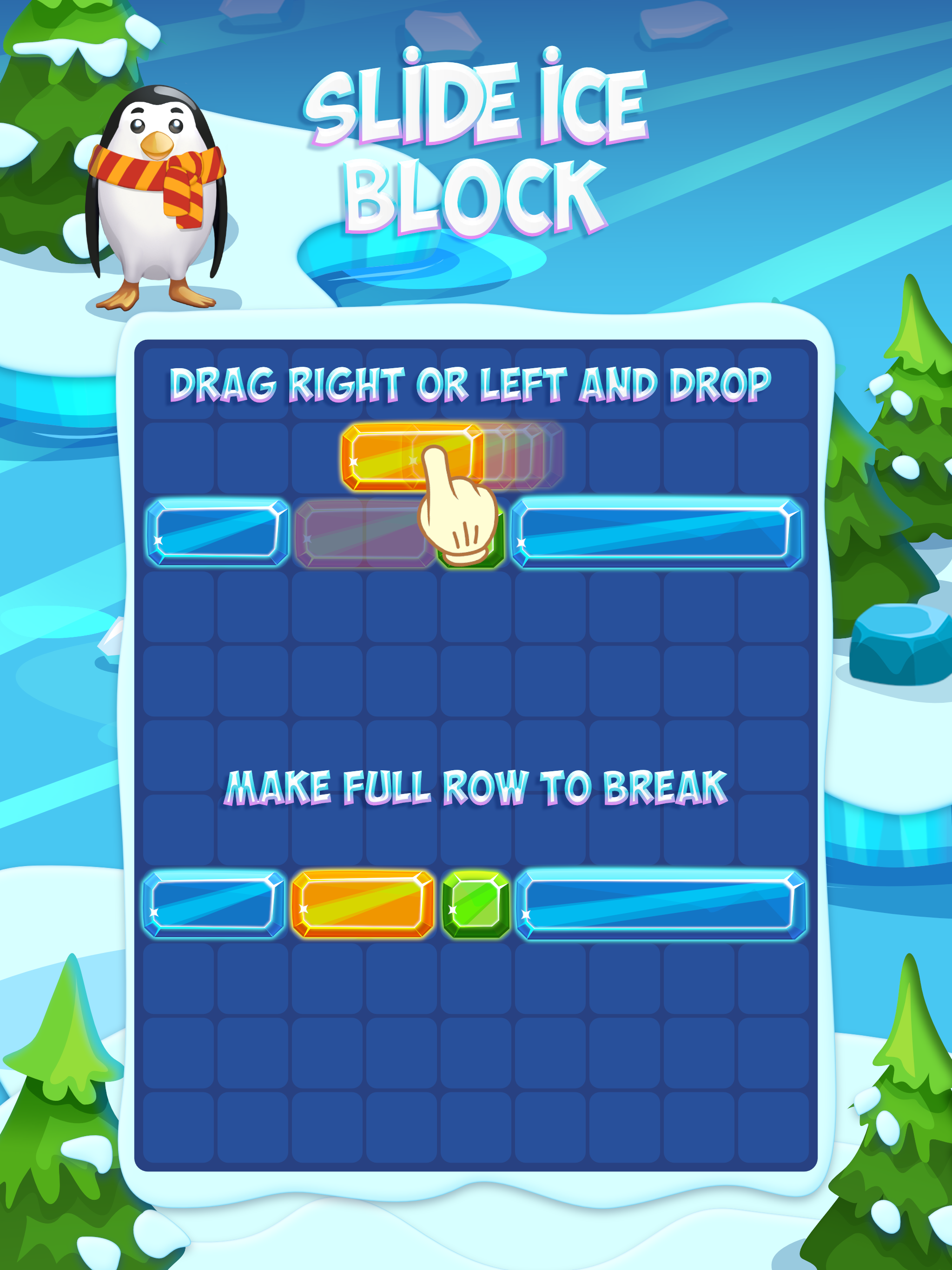 Slide Ice Block