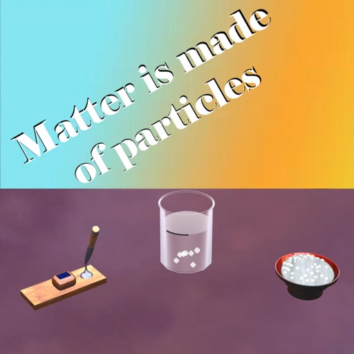 Matter is made of particles icon