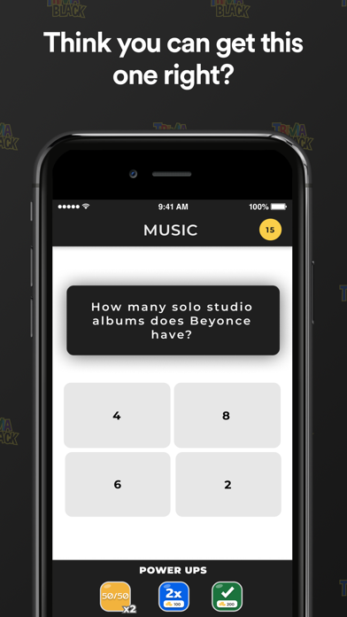 Trivia Black Screenshot
