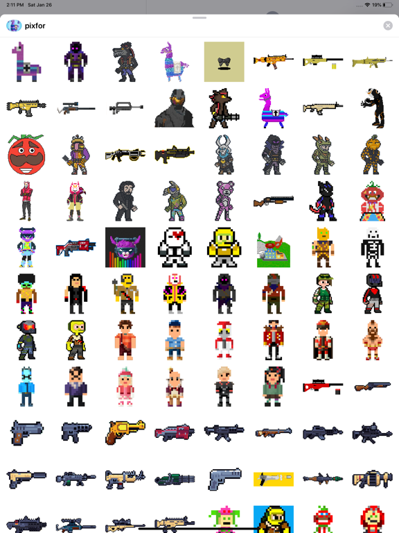 Screenshot #5 pour Pixel Stickers for Fortnite