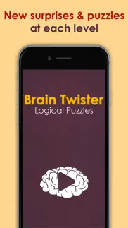 brain twister logical puzzles iphone screenshot 1