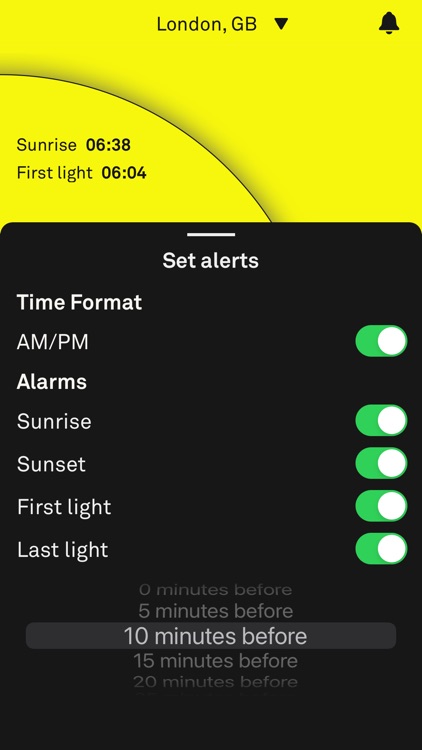Sun Intervals