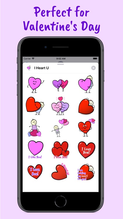 I Heart U Animated Stickers