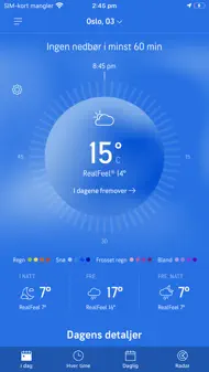 AccuWeather: Værmelding iphone bilder 0