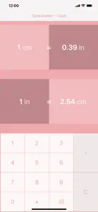Centimeters to Inches screenshot #1 for iPhone