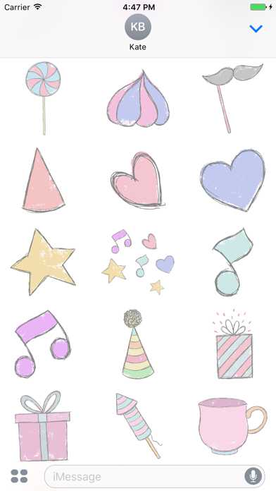 How to cancel & delete She Party - Daily Life Stickers from iphone & ipad 3