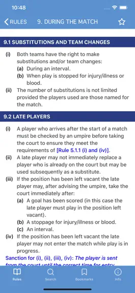 Game screenshot Rules of Netball hack