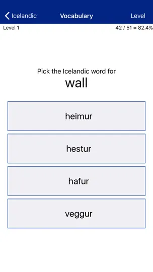 Capture d'écran de LP Icelandic sur iPhone 1