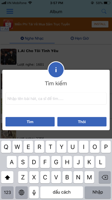 Screenshot #3 pour Nghe nhạc vàng