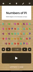 Pi Digits Memory Game screenshot #1 for iPhone