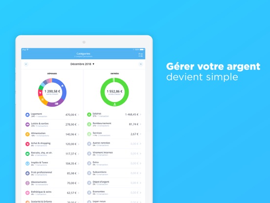 Bankin' : Budget et comptes Bankin' : Budget et comptes