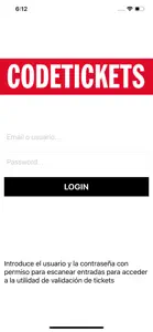 Codetickets Scan Utility screenshot #1 for iPhone