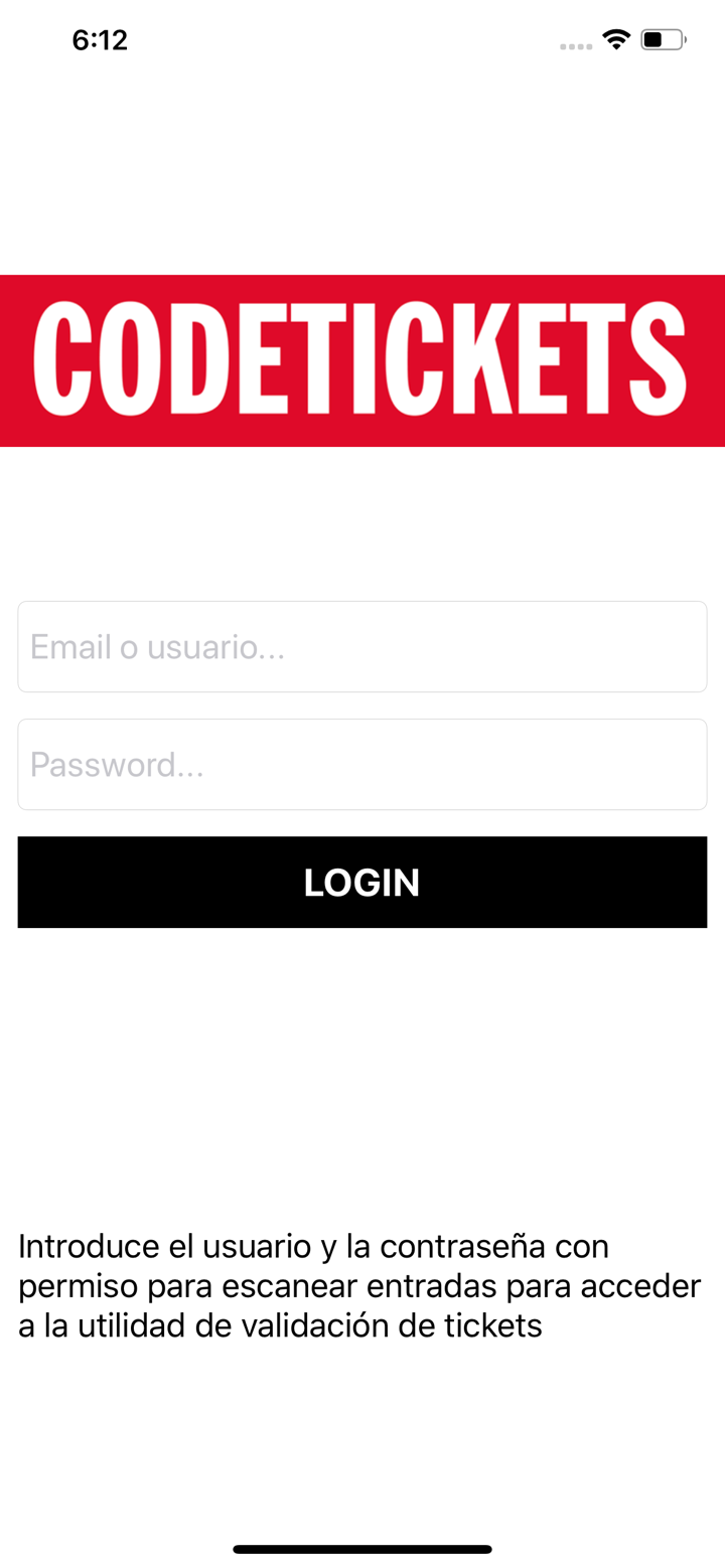Codetickets Scan Utility screenshot 1