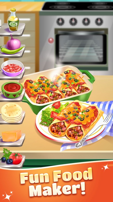 Burrito Maker Food Cooking Fun screenshot 1