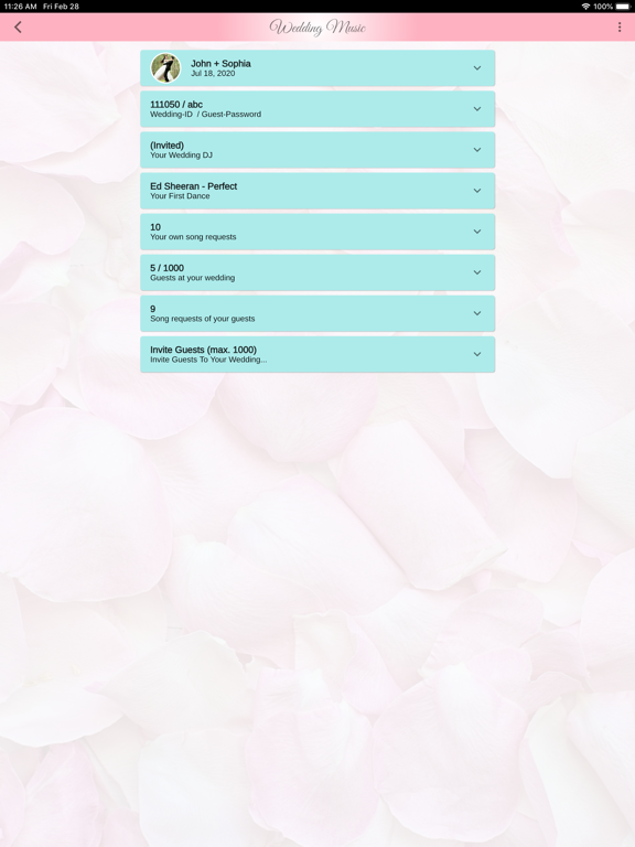 Screenshot #6 pour Wedding Music App (Amgee.net)