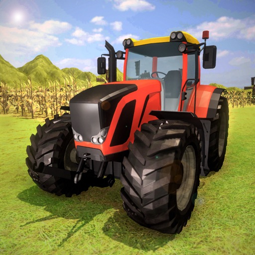 Farming Tractor Trolley Games Icon