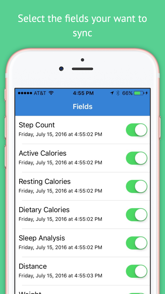 free app to sync fitbit to apple health