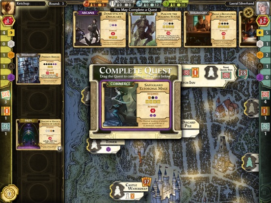 D&D Lords of Waterdeep iPad app afbeelding 3