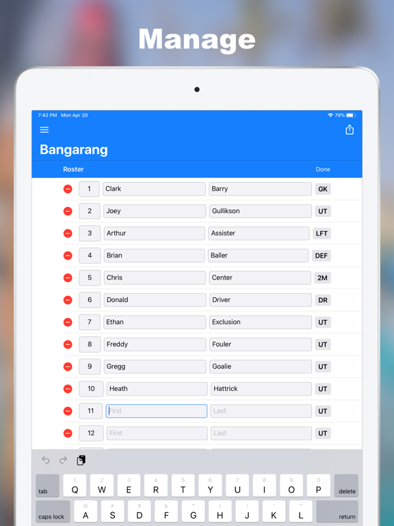 CB Water Polo iPad screenshot 5 - Sports app