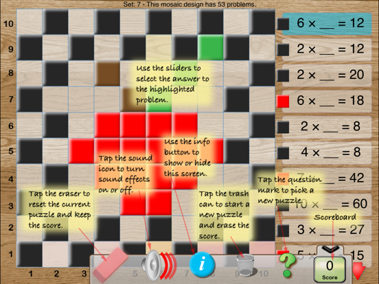 Screenshot #5 pour Multiplication Mosaics