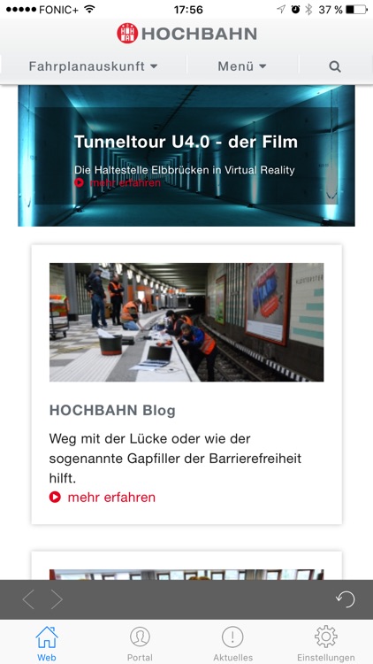 HOCHBAHN-Portal