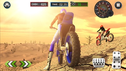 砂漠の競争の挑戦：速いスピードのバイクのおすすめ画像3